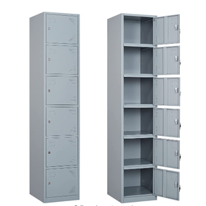 Hotel <b>Gym</b> Locker Single Door Steel Metal Storage Cabinet with Key <b>Lock</b> Assembled Waterproof Durable - Product Image 4