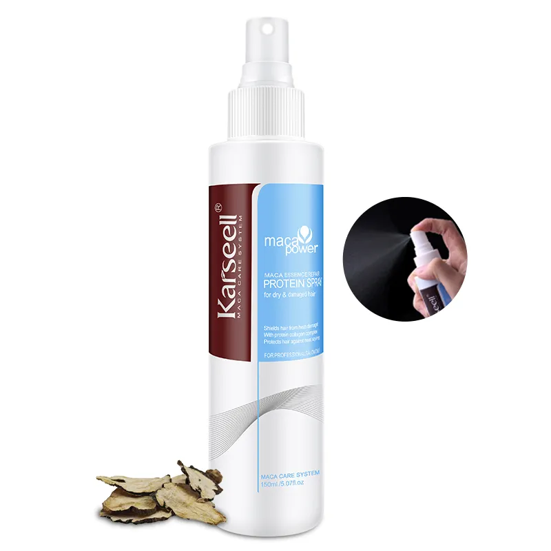Custom Karseell MACA Repair Protein Conditioner Spray Leave-In Hair Gel Spray Anti-Frizz Fiber Fluffy Spray