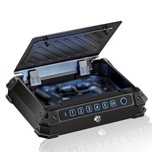 New Product Explosion Alloy Steel pistol safe sentry safe fireproof waterproof box safety box for Home Nightstand and Desk