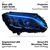 Système d'éclairage LED pour phares de voiture, pour Mercedes-Benz Classe C W205 2015-2021, nouvelle version améliorée, plug & play
