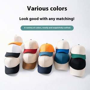 Gorra de Béisbol de Algodón para Hombre, con Visera Rígida, Logotipo Bordado, Dos Tonos de Color, para Exteriores, Béisbol y Golf - Product Image 3