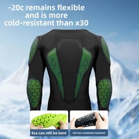Tenue de protection intégrale pour le ski transfrontalier et le snowboard alpin pour homme, avec protection des hanches, équipement de sport