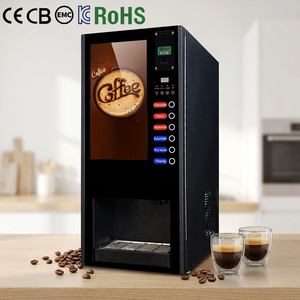 Máquina Expendedora de Café Comercial Eléctrica Totalmente Automática con Monedero para Bebidas Calientes Instantáneas y Despachador Automático de Vasos al por Mayor - Product Image 1