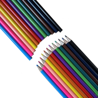 Ensemble de crayons de couleur multicolores de bonne qualité, 12 couleurs, non toxiques et respectueux de l'environnement pour le dessin sur bois des enfants