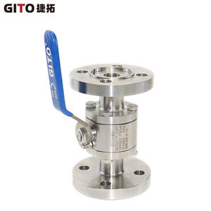 Vanne à boisseau sphérique à bride forgée en acier inoxydable DN20, haute pression, commande manuelle, qualité alimentaire pour eau et huile, compatible OEM - Product Image 3