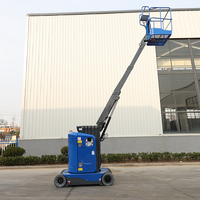 Plateforme de travail verticale télescopique autopropulsée CHANGDING pour espaces étroits, en aluminium, 12 m