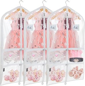 Sacs de costume de danse en PVC transparent, sac à vêtements de 40 pouces pour les compétitions de danse - Product Image 3