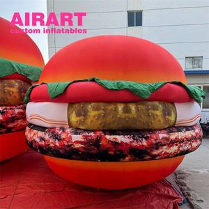 Burger <span class=keywords><strong>place</strong></span> décoration hamburgers gonflables, hamburger <span class=keywords><strong>gonflable</strong></span> géant pour la publicité - Product Image 4