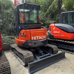 Excavatrice hydraulique Hitachi ZX55USR d'occasion de 5 tonnes - Certifiée CE/TIER4, machine de terrassement peu coûteuse pour l'exploitation minière aurifère - Product Image 1