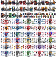 Autocollant de transfert UV DTF personnalisé pour fan de football, 16 oz, étanche, pour gobelet isotherme, faible MOQ, livraison rapide, directement de l'usine