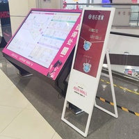 Benshi 32 pouces floding Flood Stand 43 pouces intérieur Icd totem Kiosque Signalisation numérique et affichages Publicité AD Player