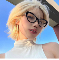 2025 nuevo Anti luz azul diseñador personalizado Spsctacle gafas TR90 marco gafas graduadas gafas ópticas ojo de gato marcos