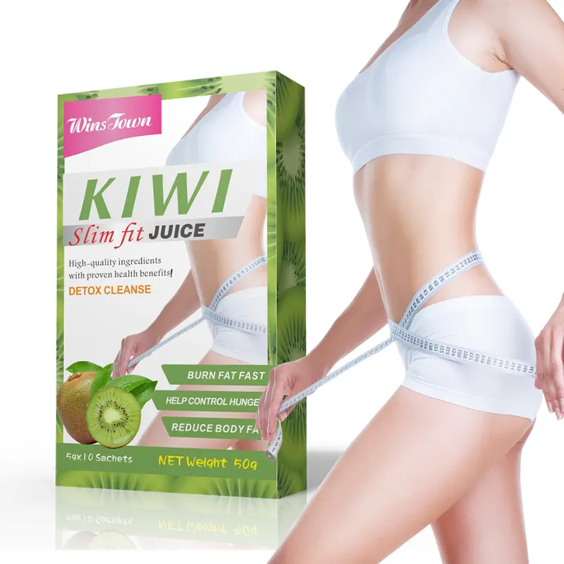 Afslank Drank Fabrikanten Kiwi Sap Fit Detox Gewichtsverlies Instant Sap Zakjes Plat Buiksap