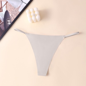 <span class=keywords><strong>Tanga</strong></span> Sexy sin Costuras con Tirantes Finos, <span class=keywords><strong>Tanga</strong></span> de Seda de Hielo sin Costuras para Uso Diario, Venta Caliente ODM - Product Image 6