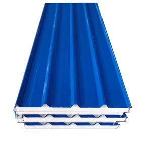 Tùy Chỉnh Hiện Đại EPS Mái Bánh <span class=keywords><strong>Sandwich</strong></span> Bảng Điều Khiển Nhà Máy Chuyên Nghiệp Của Tường Cho Hội Thảo Kho Thép Bền Bánh <span class=keywords><strong>Sandwich</strong></span> Bảng Điều Khiển - Product Image 2