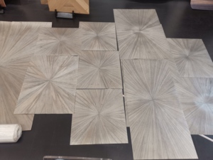 Plaques de <span class=keywords><strong>marqueterie</strong></span> en placage de bois naturel personnalisées, collage de placage de bois fait main pour la décoration de meubles, de panneaux muraux et d'intérieurs de voitures - Product Image 4