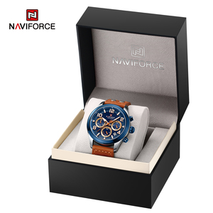 NAVIFORCE 1006 Relojes Acero 304 Boîtier de montre de terrain en acier inoxydable Matériau Mouvement de montre à énergie solaire - Product Image 2