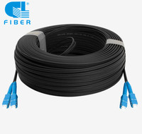 Câble de raccordement SC APC OEM d'usine, cordon de raccordement en fibre optique SC pour solution réseau, 1 cœur, 2 cœurs