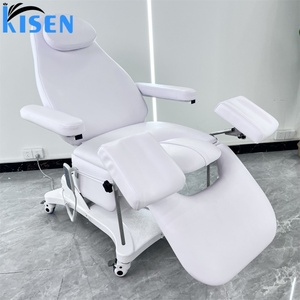 KISEN Nouvelle Arrivée Lit d'examen gynécologique électrique confortable avec fonction massage, Chaise de salon de beauté pour usage en clinique esthétique privée - Product Image 1