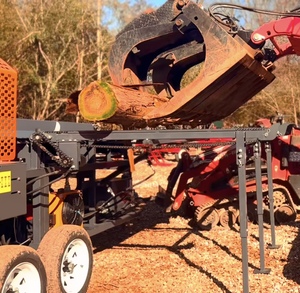 Déchiqueteuse de bois de chauffage professionnelle 6 voies avec cale inférieure, convoyeur à bande, type remorque, pour exploitation agricole et forestière, <span class=keywords><strong>machine</strong></span> robuste - Product Image 2