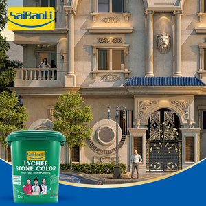 <span class=keywords><strong>Peinture</strong></span> de pierre sablée pour murs extérieurs, texture écran solaire, couleur pierre litchi, peintures - Product Image 6