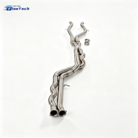 Tuyau intermédiaire en acier inoxydable 304 à longueur égale pour BMW F80 M3 F82 M4 S55 3.0T, échappement performant résonné pour amélioration des performances