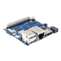 Carte de développement Banana Pi BPI-M2+ H3 Quad Core, carte mère 1,2 GHz Cortex-A7, 1 Go de RAM, 8 Go d'EMMC avec WiFi BT4.0, compatible Android 7 et Linux