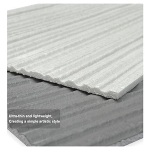 Linh hoạt Trọng lượng nhẹ 3D bê tông Veneer tường Bảng điều khiển nguyên liệu đá nội thất bên ngoài bao gồm khách sạn hiện đại lớn slab gạch đá hình thức - Product Image 5