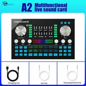 Tarjeta de Sonido USB Externa con Precio de Fábrica, para Teléfono Inteligente, Tableta, Transmisión en Vivo, Grabación, con Interfaz BT, Mezclador de Audio - Product Image 6