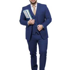 Traje de Tres Piezas para Hombre, Corte Entallado, Estilo Italiano, Transpirable, para Padrino de Boda, Chaleco y Pantalones Casuales - Product Image 6