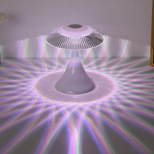 3/16 Color Rgb Remote Control Desk Lamp Rechargeable Crystal Night <b>Light</b> Living Room Bedroom Decoration Atmosphere Projector - Product Image 5