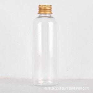 Pet Transparent Bottle 10ml <b>Screw</b> Cap Cylinder Shape For Medicine General Packaging Silver Lid - Product Image 4