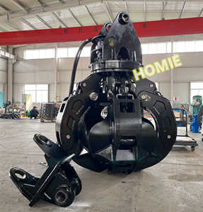 Pinza Idraulica Rotante a 5 Artigli per Escavatore CAT320, per Riciclaggio Metalli in Rottamatori - Product Image 3