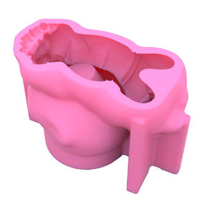 Facile à utiliser 3D main délicate sur la tête garçon couché et grenouille moule en béton et résine en silicone - Product Image 3