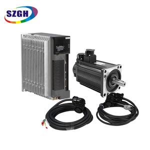 มอเตอร์ SZGH รองรับ MODBUS EtherCAT CANopen 2kw 7.7NM 23bit Absolutely Encoder Ac สำหรับไดรเวอร์ - Product Image 1