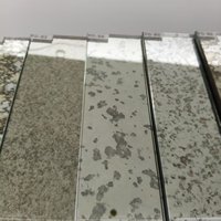 Classic Vintage Mirror Antique, Glass Antiqued Mottled Mirror Panels Custom Cut, Antique Mirror Tiles 18''x18'' for Building Use
