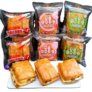 Jintangting Danimarka Kırmızı Fasulyesi Maş Fasulyesi Şekersiz Çıtır Tatlı Buğday Ekmeği 500g Sağlıklı Kahvaltı Atıştırmalık Besleyici Eğlence Yiyeceği - Product Image 1