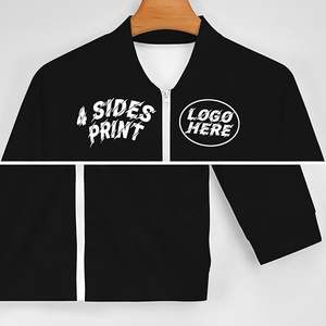 แจ็คเก็ตบอมเบอร์ฤดูหนาวแบบปรับแต่งได้ ดีไซน์ซิปเต็มตัว กันลม เป็นมิตรกับสิ่งแวดล้อม สำหรับขายส่ง พร้อมบริการปรับแต่งตามความต้องการ - Product Image 2