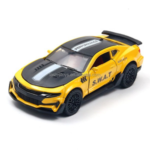 LASIVE TOYS 1:36 Track Edition Diecast Toy Car Kids Pullback Alloy Sport Car Model con puerta de simulación abierta Modelo de vehículo - Product Image 2