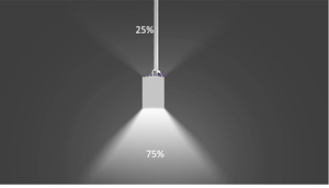 Chất lượng cao lên và xuống lưới tản nhiệt dòng đèn 120LM/W 150lm/W 180LM/W chống chói 1200mm 1500mm dẫn ánh sáng tuyến tính với microprism - Product Image 5
