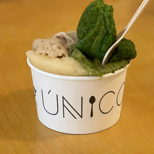 8oz 12oz impermeabile laminazione coperchio a cupola usa e getta rotondi di <span class=keywords><strong>carta</strong></span> bianca per Yogurt Gelato Gelato - Product Image 3