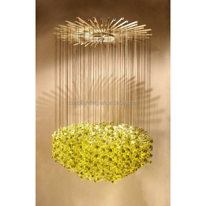 Lámpara colgante de cristal para decoración del hogar, luces decorativas de decoración artística moderna para bodas - Product Image 5