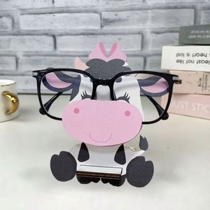 Présentoir en bois créatif pour lunettes et lunettes de soleil, design pingouin et paresseux, pour la maison, le bureau et la décoration - Product Image 1