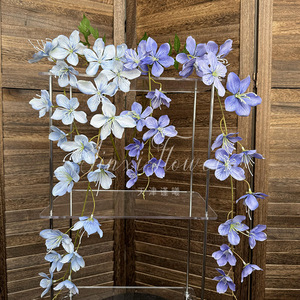 Fleurs artificielles Jinxi, branche unique en soie, haute simulation, pour décoration de mariage, maison et accessoires de photographie extérieure - Product Image 3