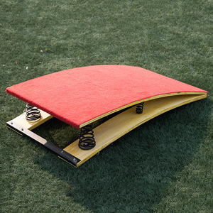 Planche à ressorts en bois en forme <span class=keywords><strong>de</strong></span> S standard, épaissie, pour gymnastique, avec assistance à la ressort, pour enfants et adultes, adaptée aux écoles - Product Image 2