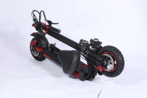 EU <b>UK</b> Stock Full Shock Absorption Folding Scooter 11inch Tires Waterproof City Urban Foldable Escooter J15/BK20 Scooter - Product Image 6
