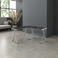 Bureau d'ordinateur en forme de L, nouveau, prix raisonnable, table de jeu compacte pour ordinateur portable