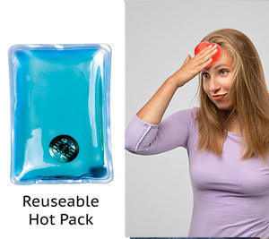 Gel de paquete caliente instantáneo reutilizable práctico de tamaño pequeño cómodo suave activado por clic para aliviar el dolor y relajarse paquete caliente - Product Image 1