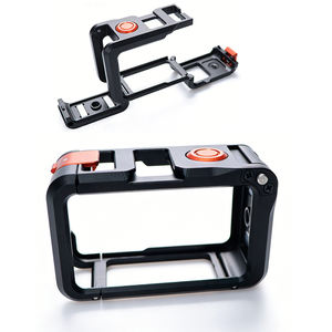 <span class=keywords><strong>Cage</strong></span> de protection en alliage d'aluminium pour DJI Osmo Action 5 Pro, Action 4, Action 3 avec base magnétique, griffe porte-accessoire et monture 1/4 pouce - Product Image 1