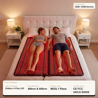 Sac de couchage de luminothérapie Fitkang à double longueur d'onde 660nm 850nm avec fonction pulsée et 2240 puces LED